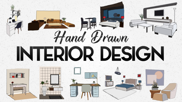 Hand Drawn Interior Designs - Download Videohive 22352602