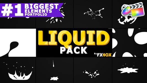 Hand Drawn Liquid Elements And Transitions | FCPX - 23506062 Download Videohive
