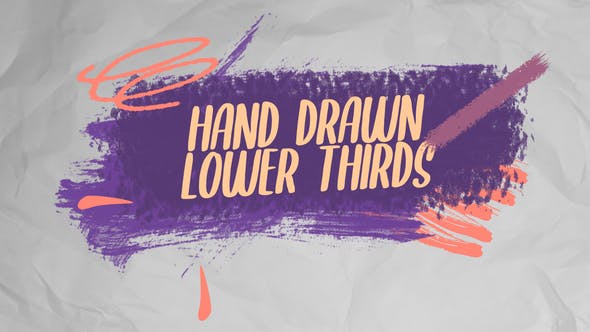 Hand Drawn Lower Thirds - Videohive Download 34507906