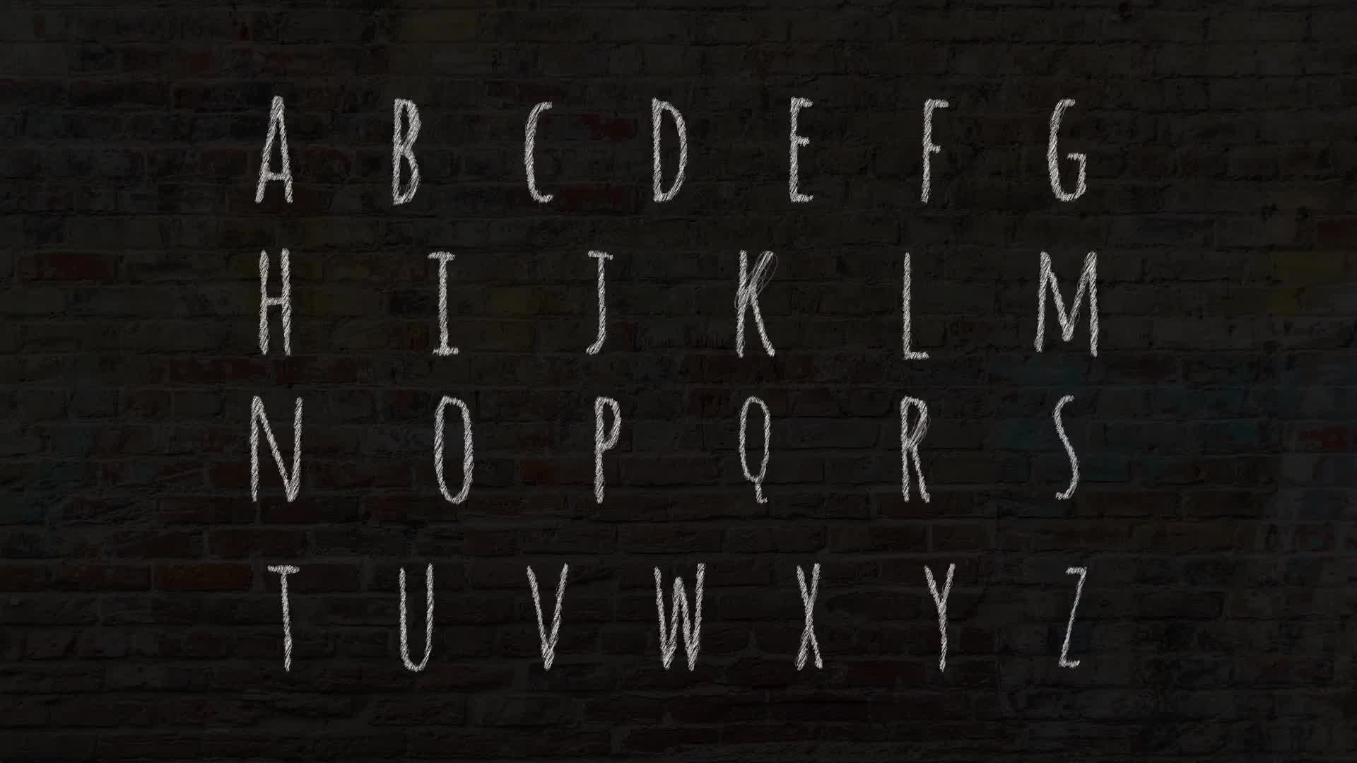 Hand Drawn Scribble Alphabet | DaVinci Resolve Videohive 38033636 DaVinci Resolve Image 11