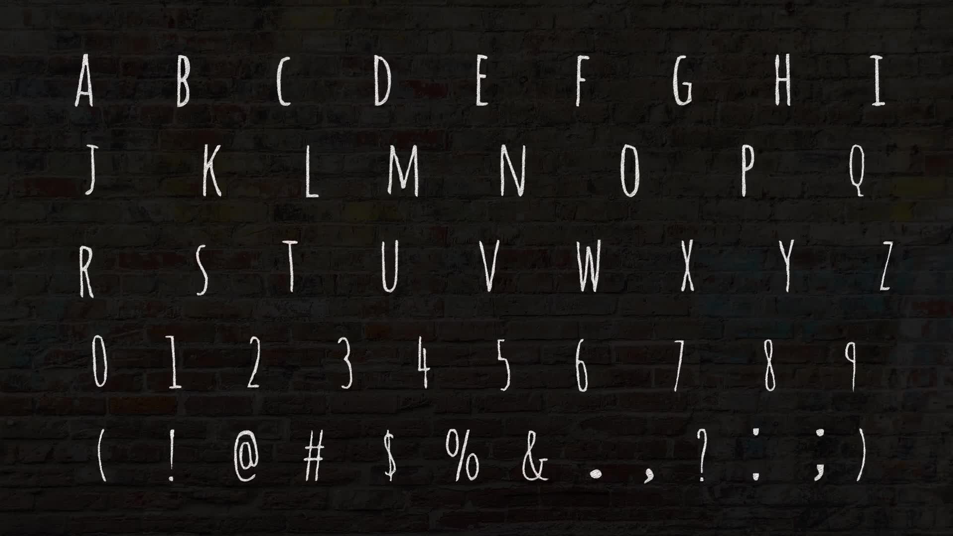 Hand Drawn Scribble Alphabet | Premiere Pro Videohive 37893618 Premiere Pro Image 2
