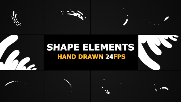 Hand Drawn Shape Elements And Transitions - Download Videohive 21136961