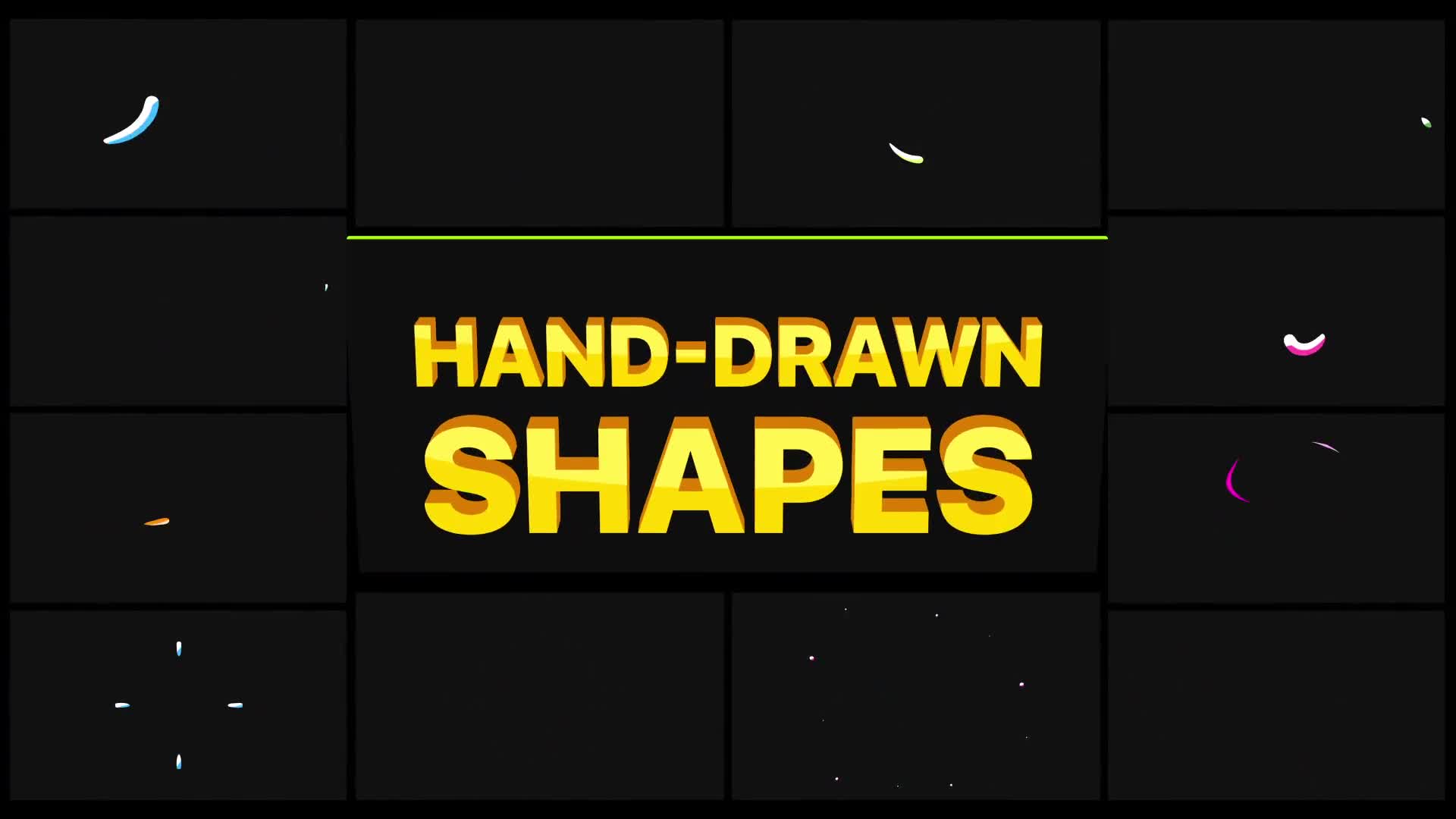 Hand Drawn Shapes Pack | FCPX Videohive 34784105 Apple Motion Image 1