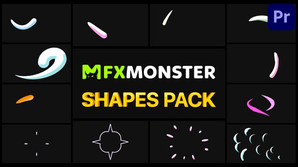 Hand Drawn Shapes Pack | Premiere Pro MOGRT - 32413315 Download Videohive