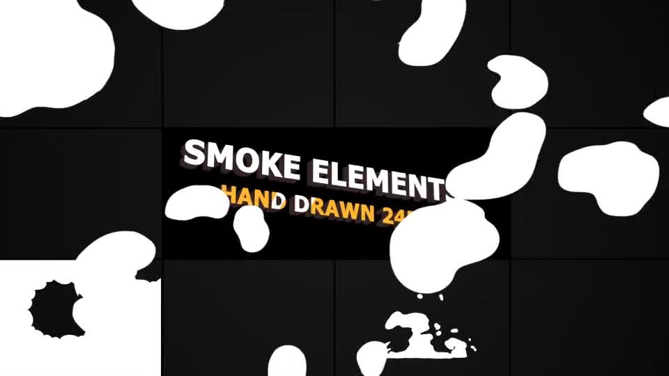 Hand Drawn SMOKE Elements | FCPX Videohive 23531928 Apple Motion Image 1