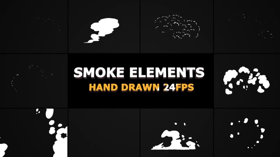 Hand Drawn SMOKE Elements | FCPX Videohive 23531928 Apple Motion Image 2