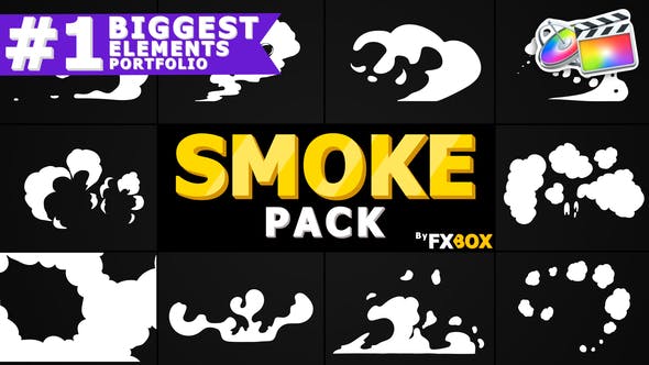 Hand Drawn SMOKE Elements | FCPX - Download 23531928 Videohive