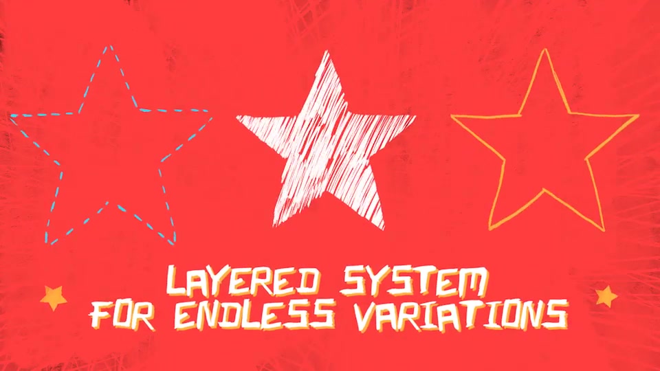 Hand Drawn Stars - Download Videohive 20627906