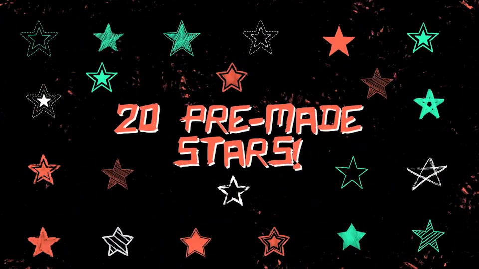 Hand Drawn Stars - Download Videohive 20627906