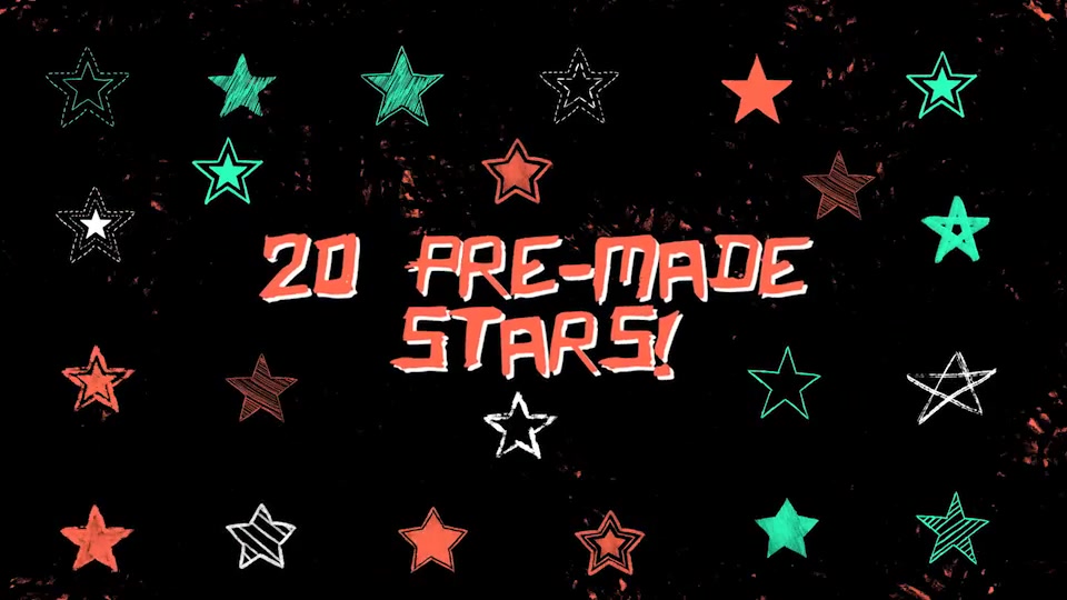 Hand Drawn Stars - Download Videohive 20627906