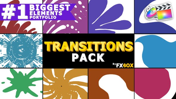 Hand Drawn Transitions | FCPX - Videohive Download 23547553
