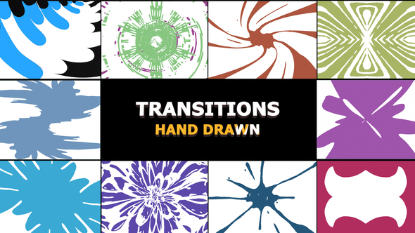 Hand Drawn Transitions Pack - Download Videohive 22668564