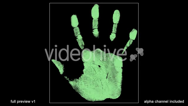 Hand Fingerprint Scan Identification Interface Videohive 21332279 Motion Graphics Image 5