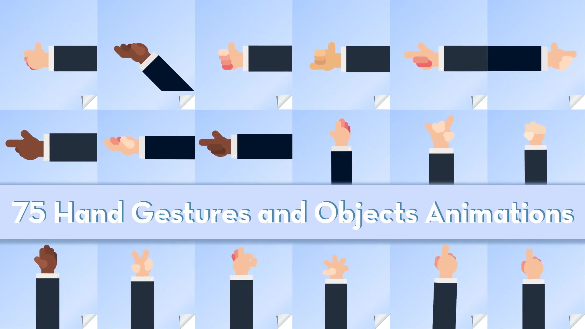 Hand Gestures And Objects Animations Videohive 33498232 After Effects Image 3