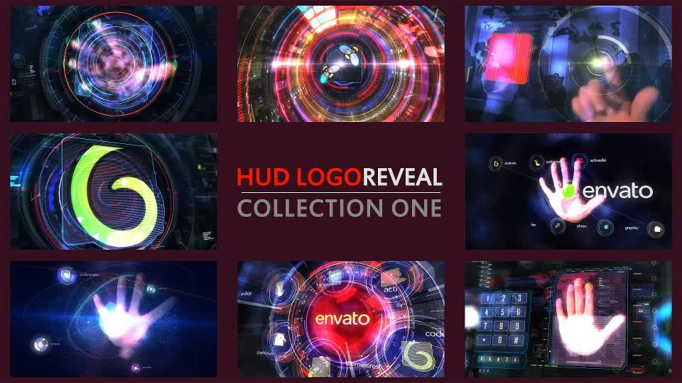 Hand HUD Logo Reveal Videohive 14879056 After Effects Image 1