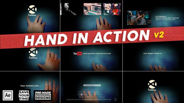 Hand in Action Hand Animations - Download Videohive 1871617