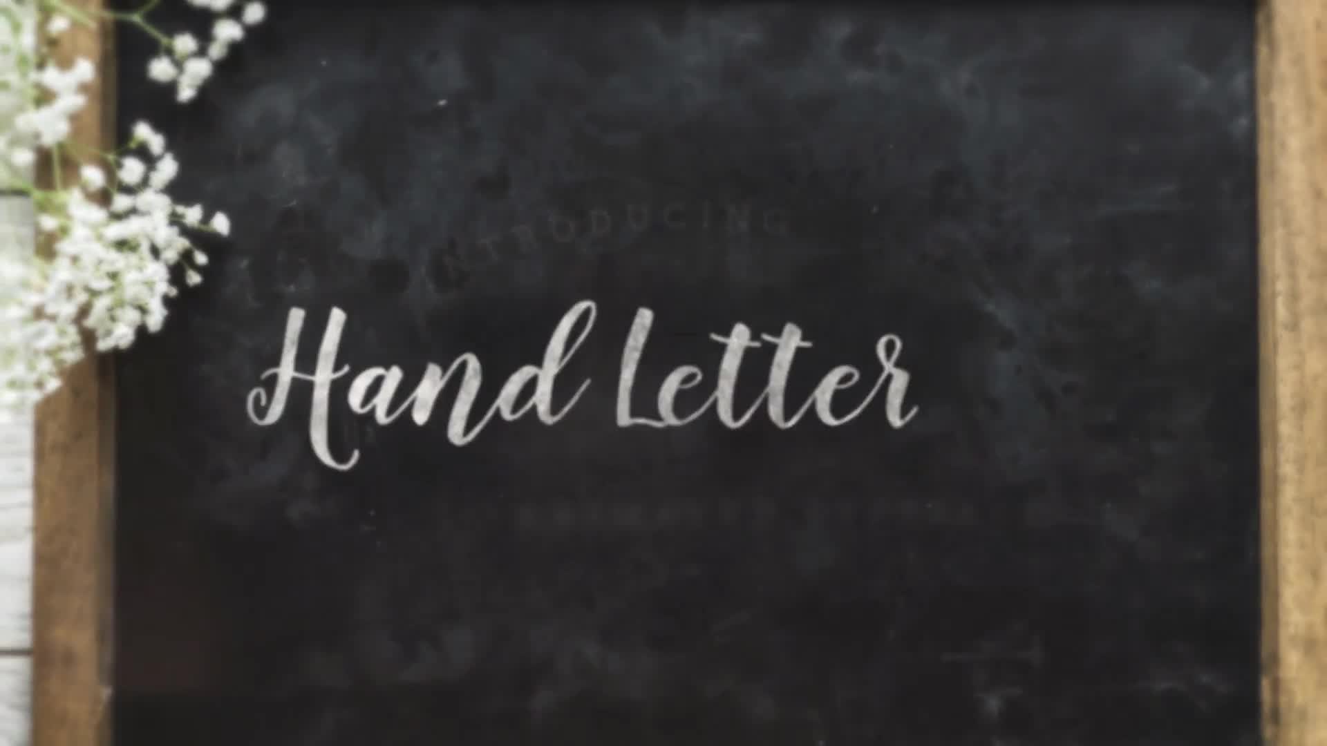 Hand Lettering Animated Typeface Videohive 22255442 After Effects Image 1