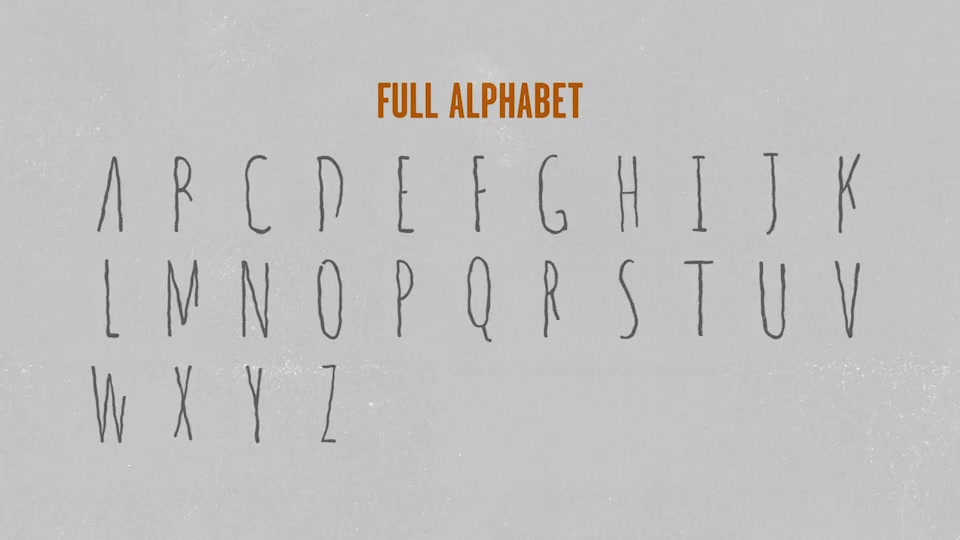 Hand Made Alphabet V2 Videohive 17505824 After Effects Image 6