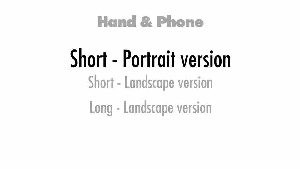 Hand & Phone - Download Videohive 13567870