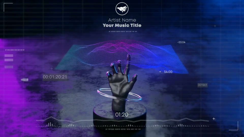 Hand Wave Music Visualizer Videohive 30364228 After Effects Image 12