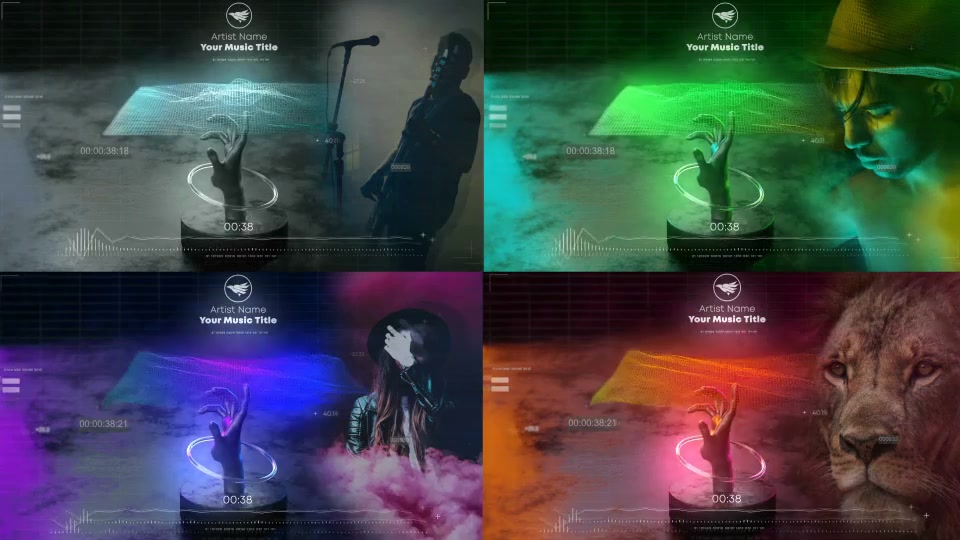 Hand Wave Music Visualizer Videohive 30364228 After Effects Image 6