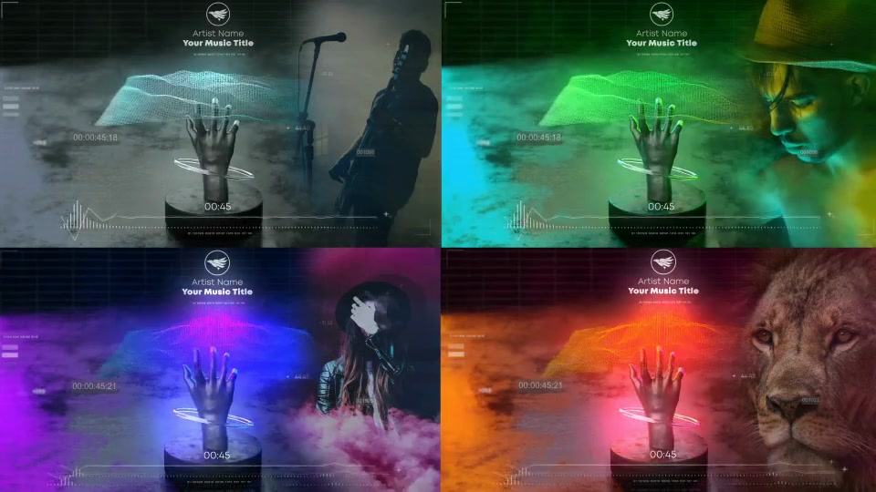 Hand Wave Music Visualizer Videohive 30364228 After Effects Image 7