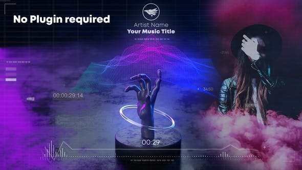 Hand Wave Music Visualizer - Download Videohive 30364228