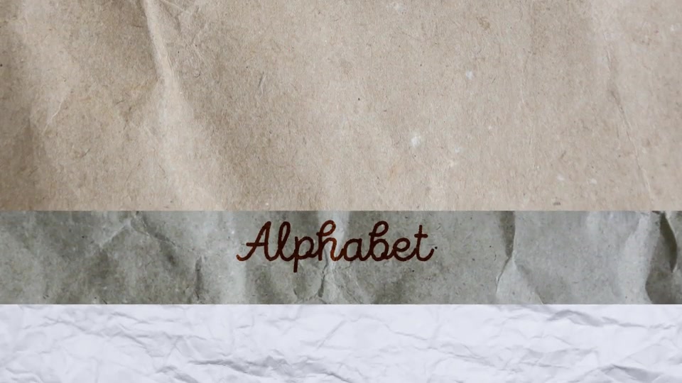 Handwriting Eroded Alphabet Videohive 12250535 After Effects Image 4