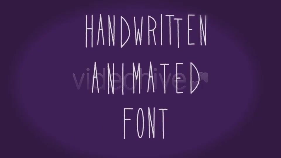 Handwritten Animated Font Slide Show - Download Videohive 3163885
