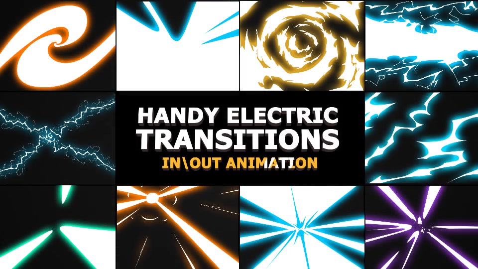 Handy Electric Transitions | DaVinci Resolve Videohive 39185072 DaVinci Resolve Image 10