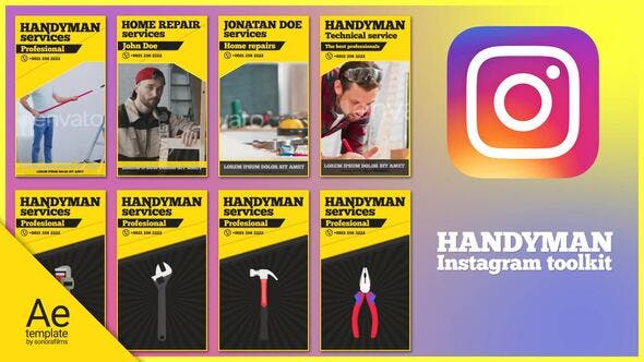 Handyman Instagram Toolkit - Videohive Download 37358756