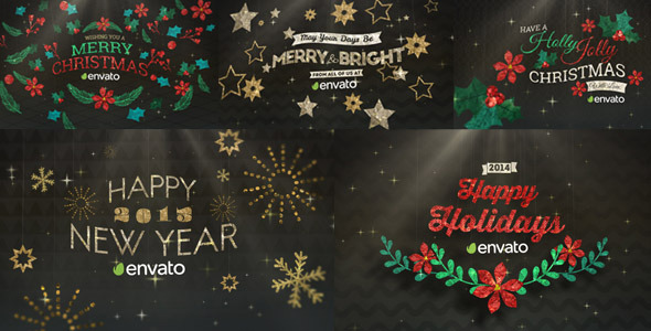 Hanging Holiday Greetings Pack - Download Videohive 9575423