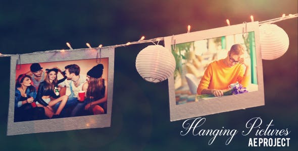 Hanging Pictures Photo Album - Videohive Download 14634065