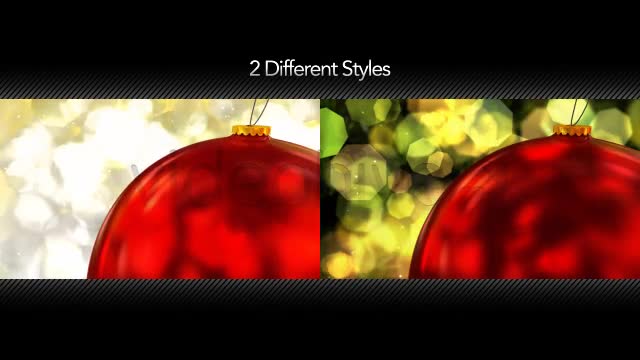 Hanging Red Christmas Ball Decoration Closeup - Download Videohive 5588629