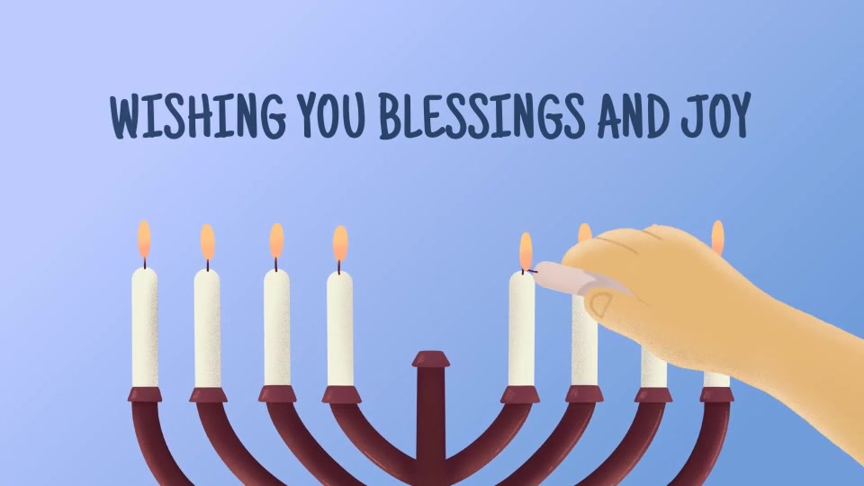 Hanukkah Greeting Opener Videohive 34614044 After Effects Image 3