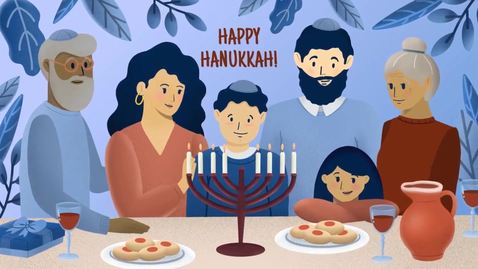 Hanukkah Greeting Opener Videohive 34614044 After Effects Image 5