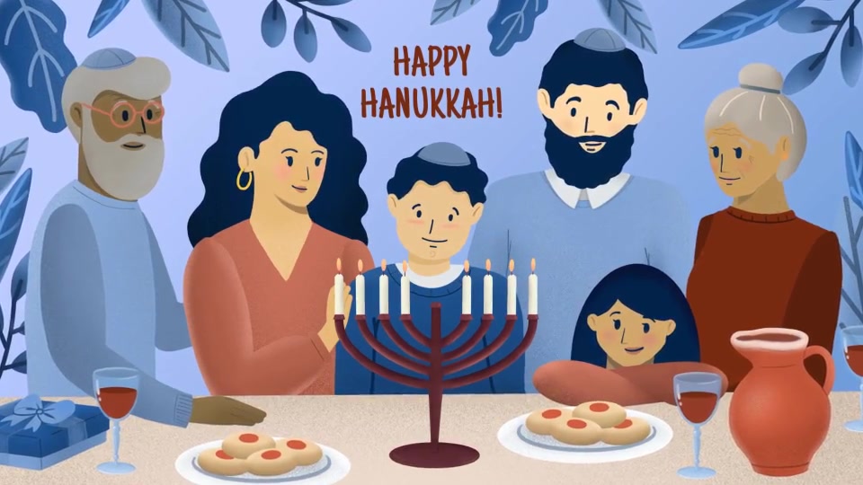 Hanukkah Greeting Opener Videohive 34614044 After Effects Image 6