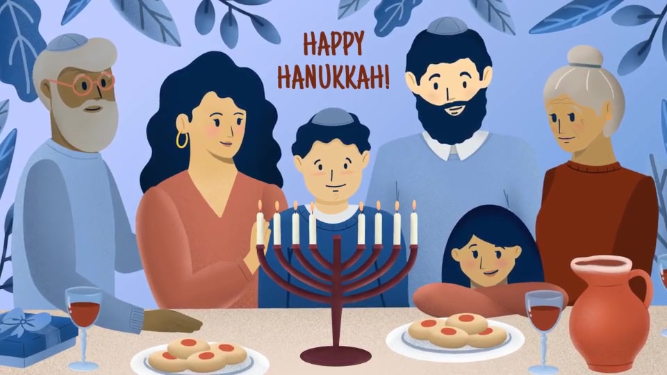 Hanukkah Greeting Opener Videohive 34614044 After Effects Image 7
