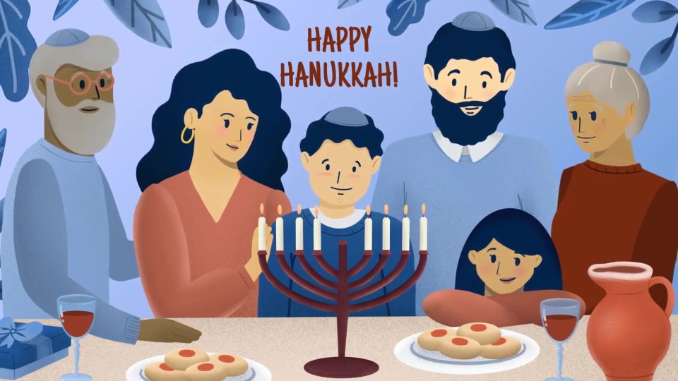Hanukkah Greeting Opener Videohive 34614044 After Effects Image 9