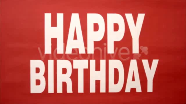 Happy Birthday Videohive 2451758 Motion Graphics Image 4