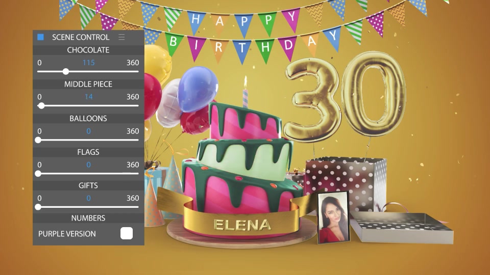 Happy Birthday Videohive 33557250 After Effects Image 9