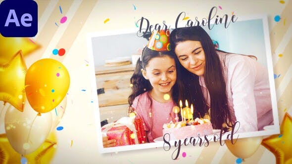 Happy Birthday - 36116256 Download Videohive