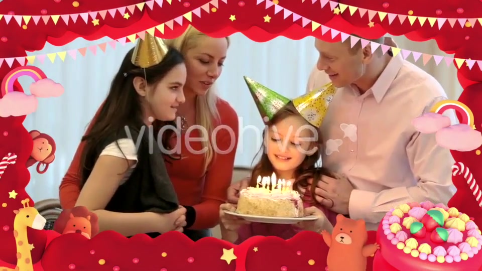 Happy Birthday Animals Frame - Download Videohive 20898389