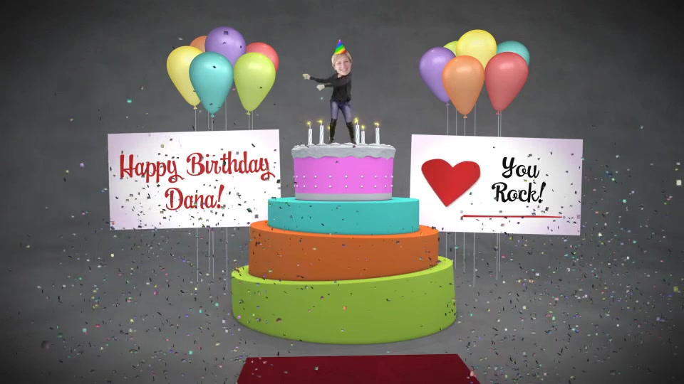 Happy Birthday Cake Dancer Videohive 19593834 After Effects Image 3