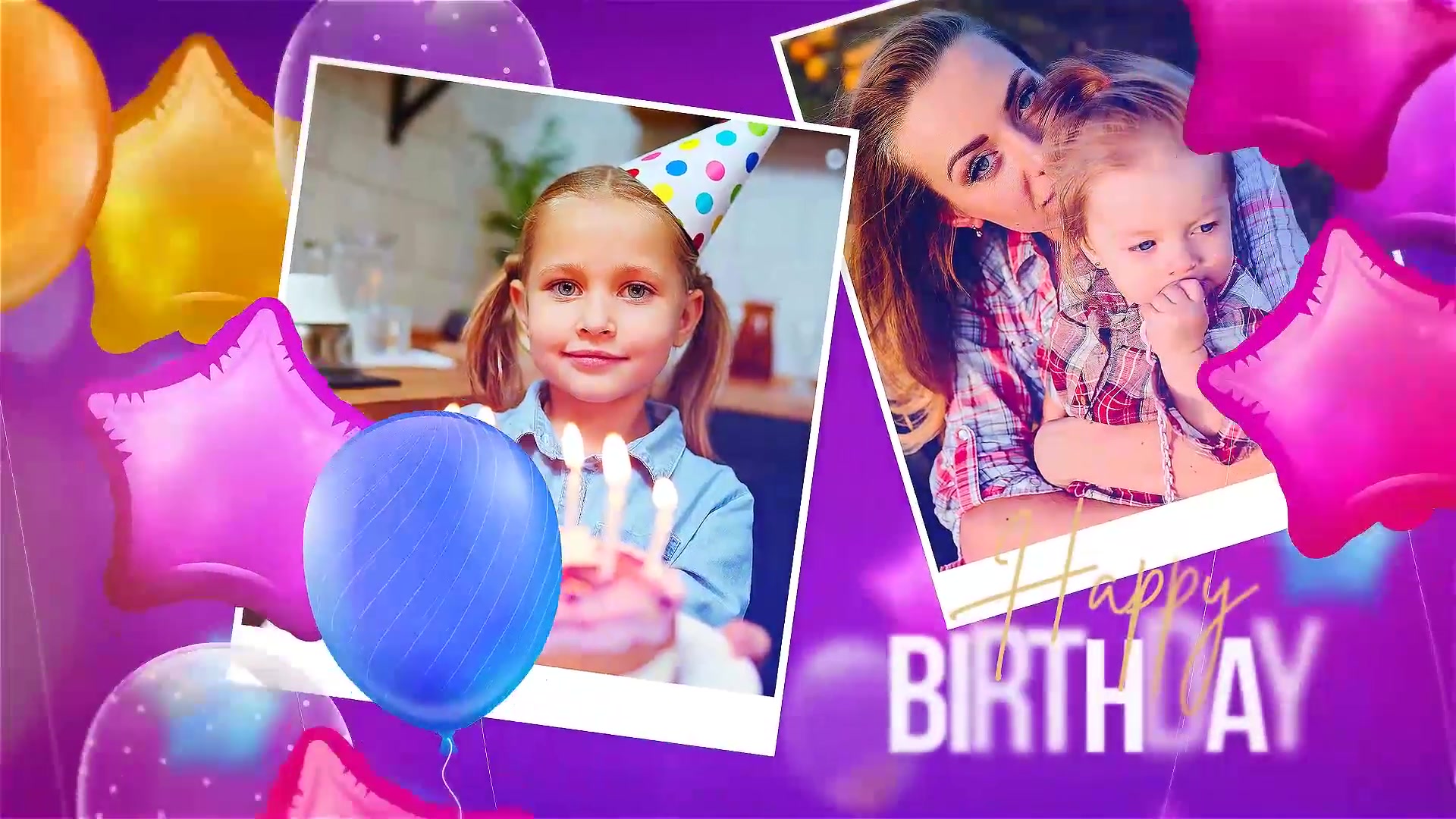 Happy Birthday Cards Slideshow Videohive 35401658 After Effects Image 7