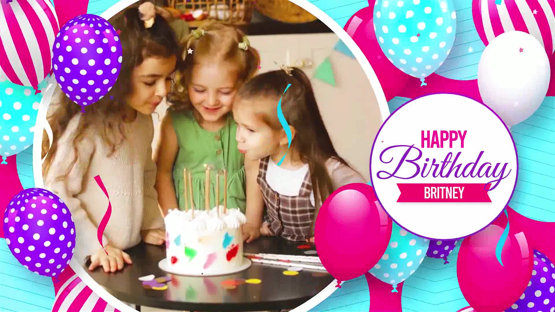 Happy Birthday Colorful Slideshow Videohive 33449328 After Effects Image 2