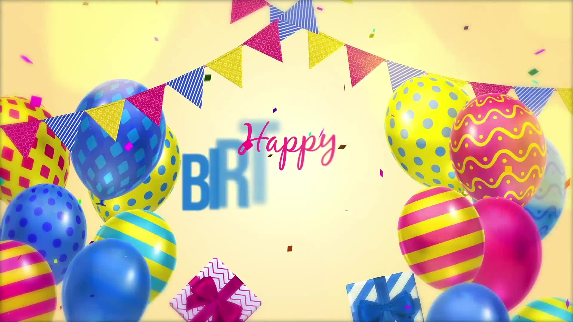 Happy Birthday Dear Anna Videohive 33515946 After Effects Image 1