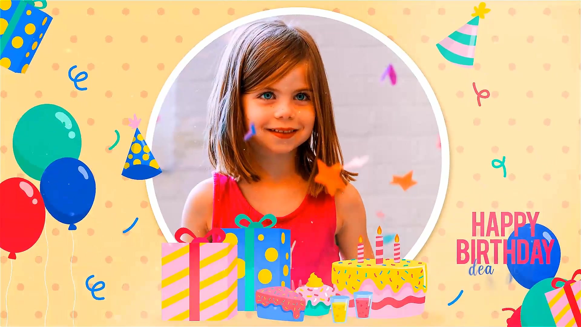 Happy Birthday Dear Jesse Videohive 29478976 After Effects Image 6