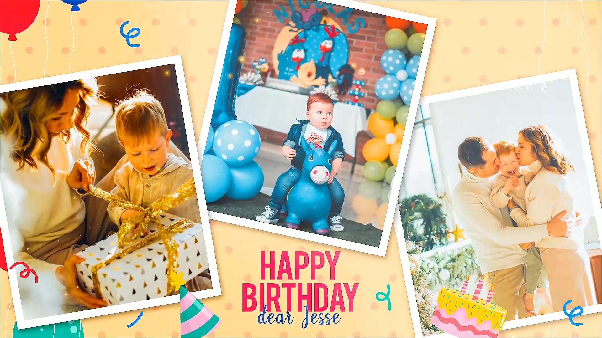 Happy Birthday Dear Jesse Videohive 29478976 After Effects Image 7