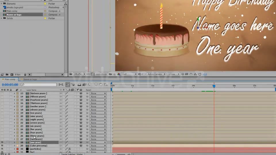 Happy Birthday Videohive 1715031 After Effects Image 6